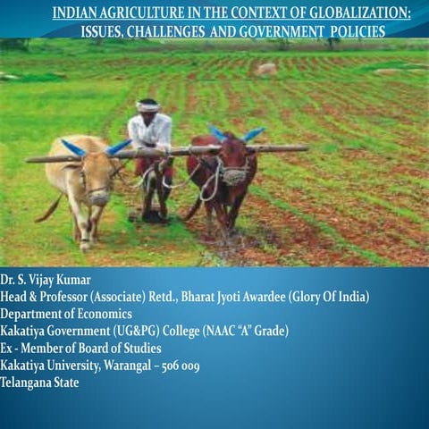 Indian agriculture