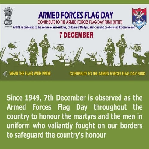 Indian armed forces flag day