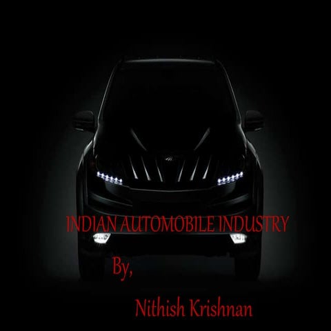 Indian Automobile Industry 
