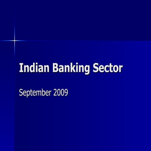 Indian Banking Sector
