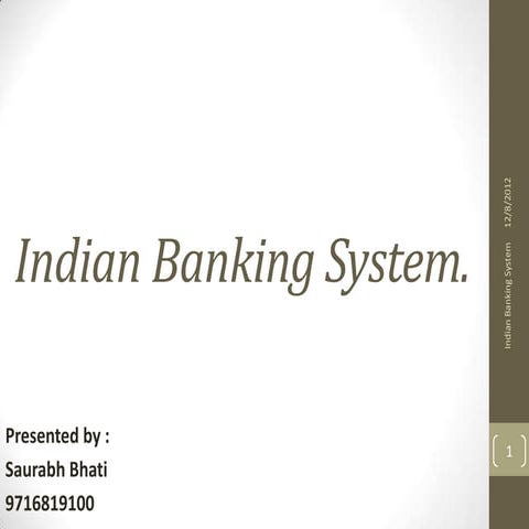 Indian banking system