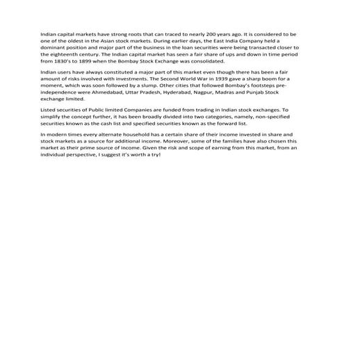 Impact of covid 19 on indian sock market | PPTX