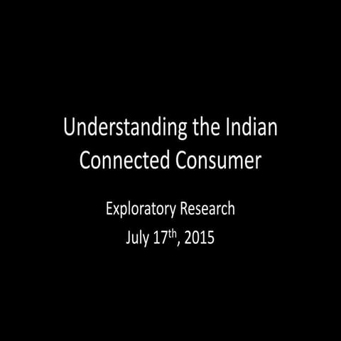 The Indian Connected Consumer