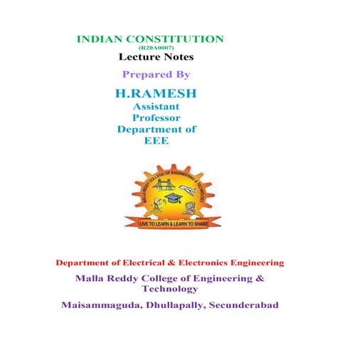 INDIAN  CONSTITUTION  VTU  NOTES..... .pdf
