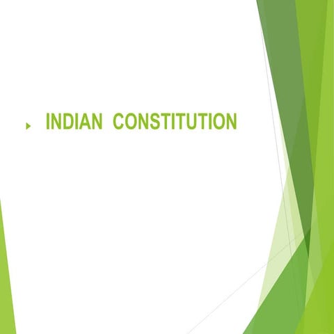 The indian federal system | PPSX