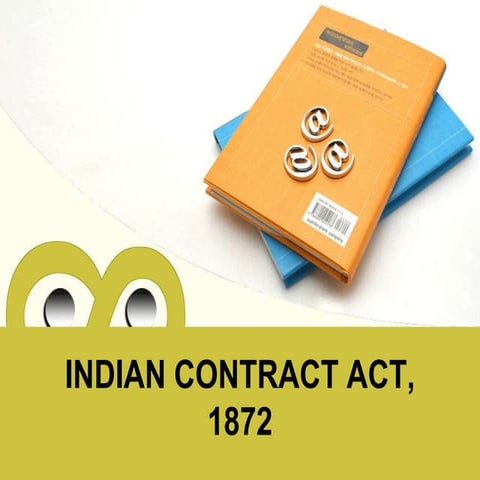 Indian contract act, 1872
