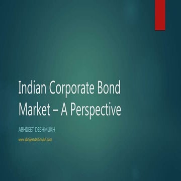 Indian corporate Bond market