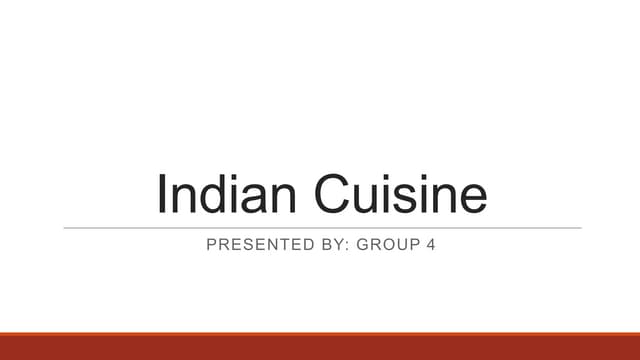 Indian cuisine V2
