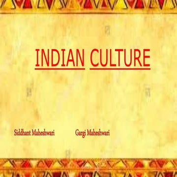 Indian culture