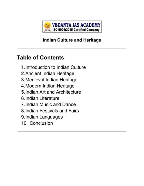 320 Indian Culture And Heritage | PDF | Hinduism | Religion & Spirituality
