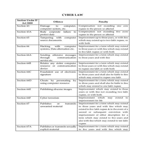Indian cyber law