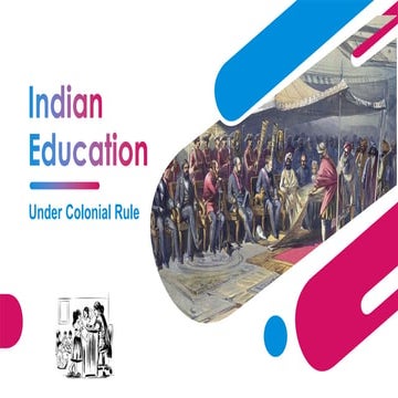 Indian education under colonial rule