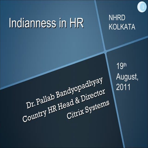 Indianess in HR