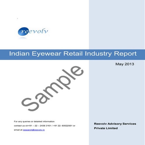 Indian Eyewear Retail Industry report