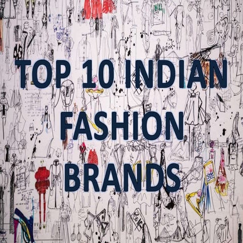 Indian fashion brands
