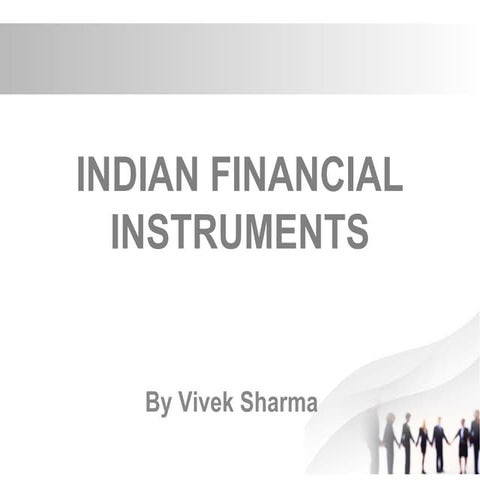 Indian financial instruments 
