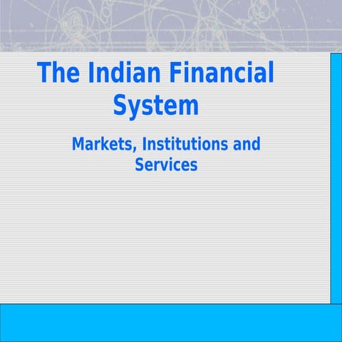 Indian financial system