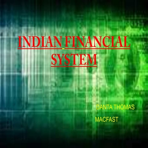 Indian financial system