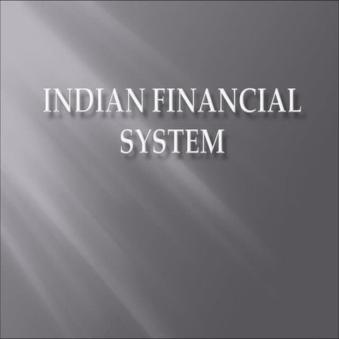 Indian financial system