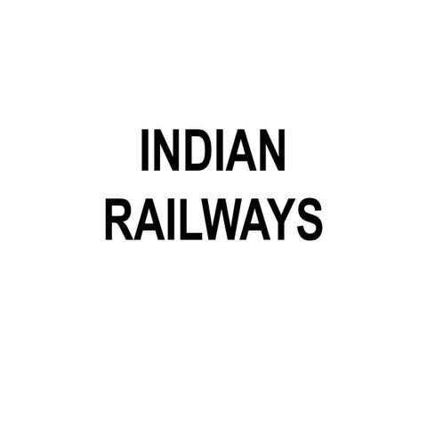 Indian Freight Trains