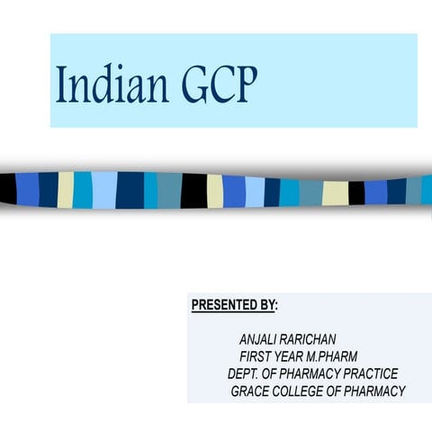 Indian gcp ppt cr by ann