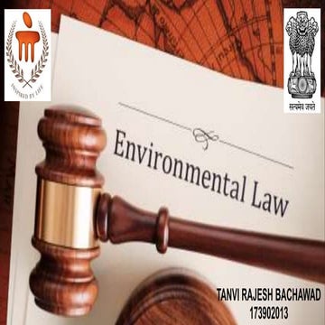 Indian government laws on environment