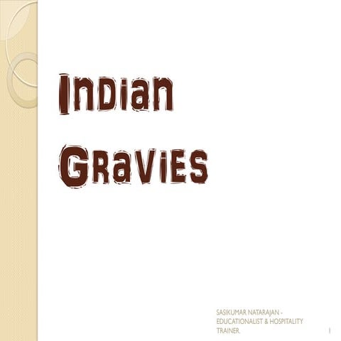 Indian gravies