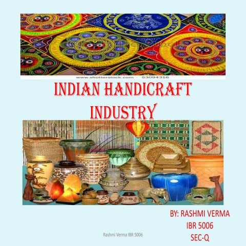 Indian handicraft ppt