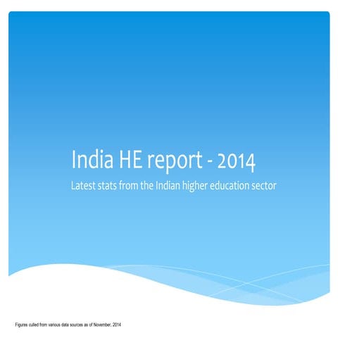 Indian Higher Education Report 2014