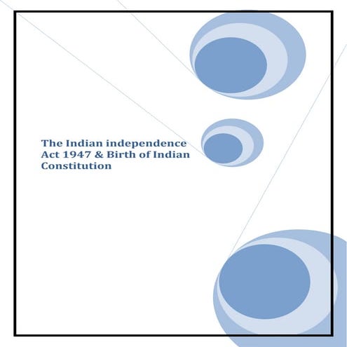 Indian independence act