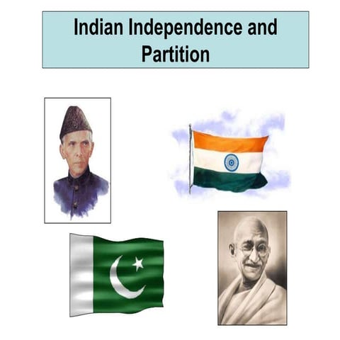 Indian independence and partition ppt