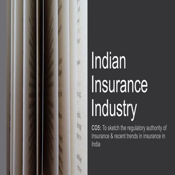 Indian insurance industry