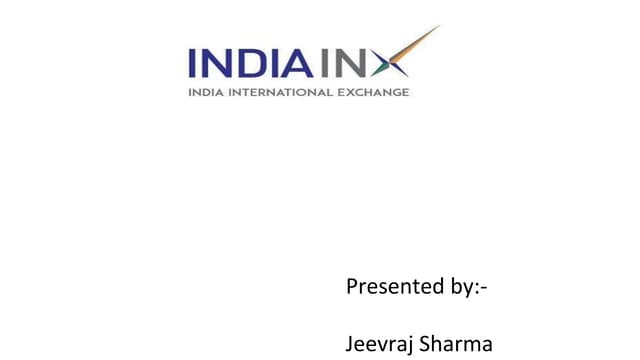 India International Stock Exchange | PPT