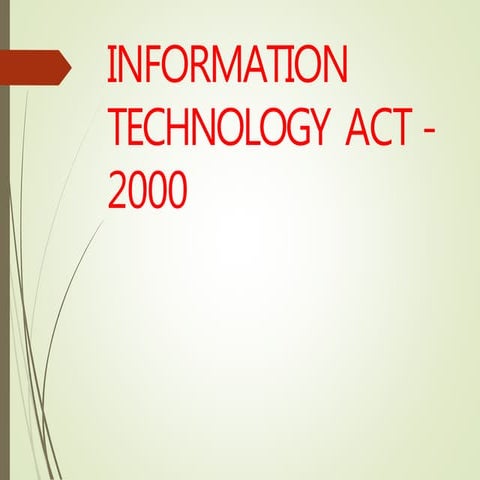 Indian it act 2000
