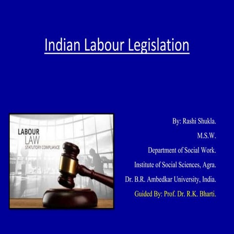Labour Laws in India