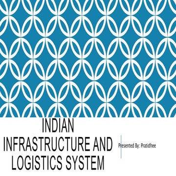 Indian logistics and infrastructure