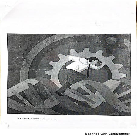 Indian management journal   article   nov - 2018  by peshwa acharya