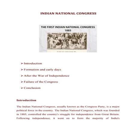 Indian National Congress