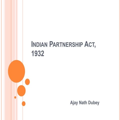 Indian partnership act