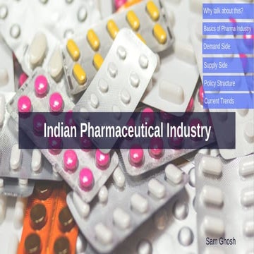 Image showcasing Indian Pharmaceutical Industry | PDF
