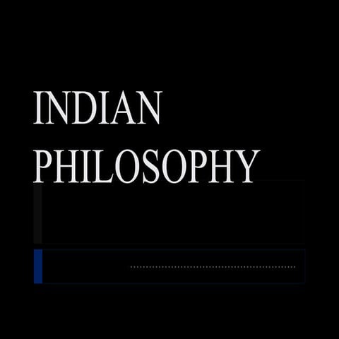 Indian philosophy