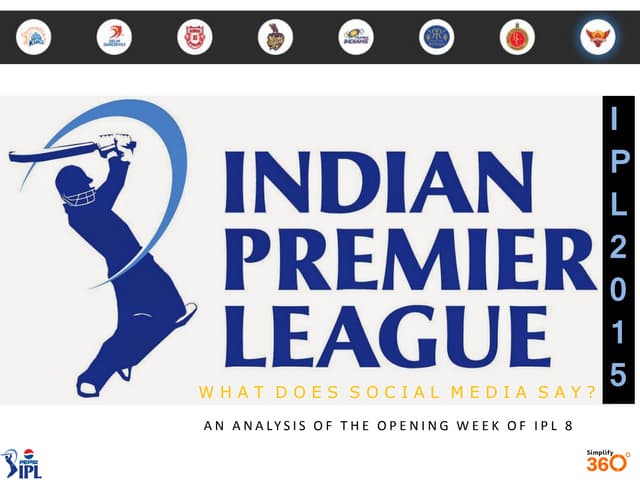 IPL's Opening Week Receives Over 186K Mentions