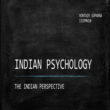 Indian psychology