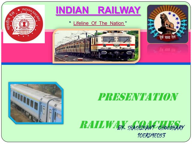PPT on Indian  railway (LHB coaches)