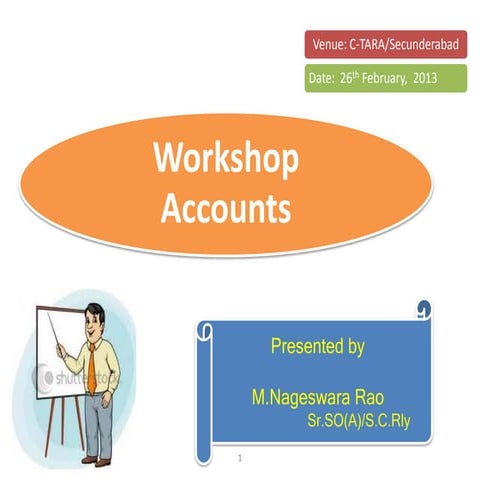 Indian railways workshop accounts