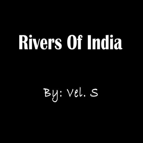 Indian rivers