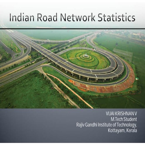 Indian Road Network Statistics