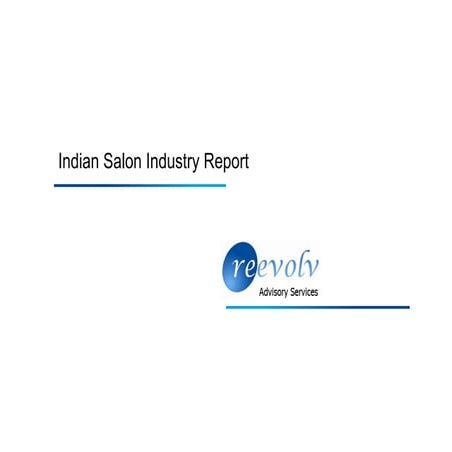 Indian salon  industry report