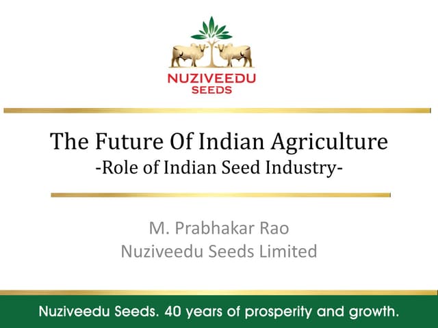 Indian seed congress-2013