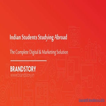 Indian students studying abroad | PPT